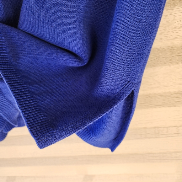 Eileen Fisher blue linen blend sweater - Picture 11 of 12